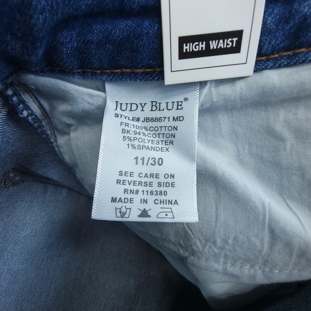 Judy Blue Women's Straight Leg Jeans - Light Blue - Picture 5 of 11